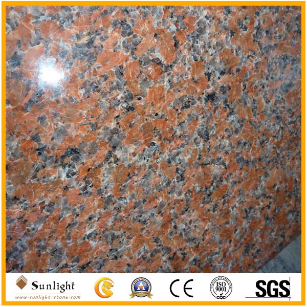 Maple Red Granite G562 slabs