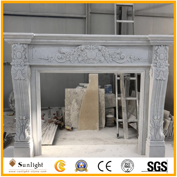 Indoor White Marble Antique French St