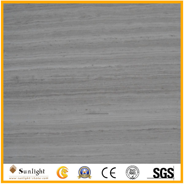 Chinese Wooden White Vein Marble for 