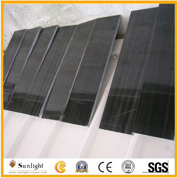 black wood marble tiles