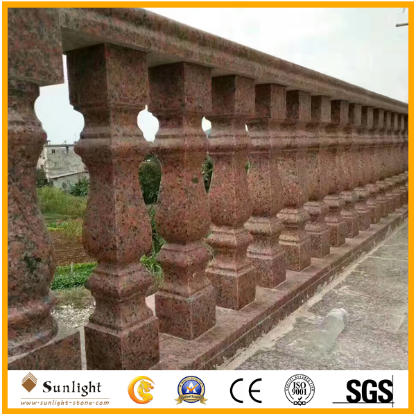 Chielsed Red Granite Balusters and Ha