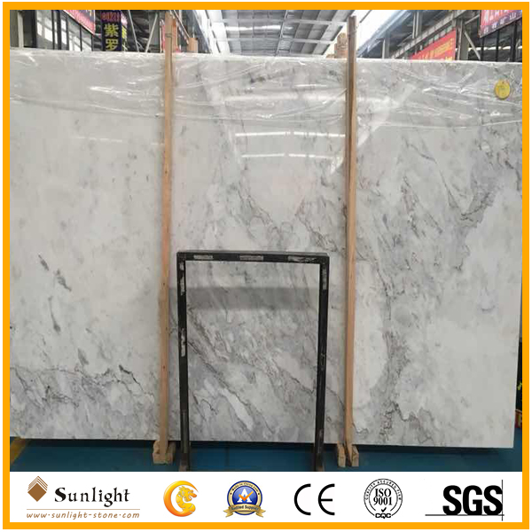 China Kola white marble slabs