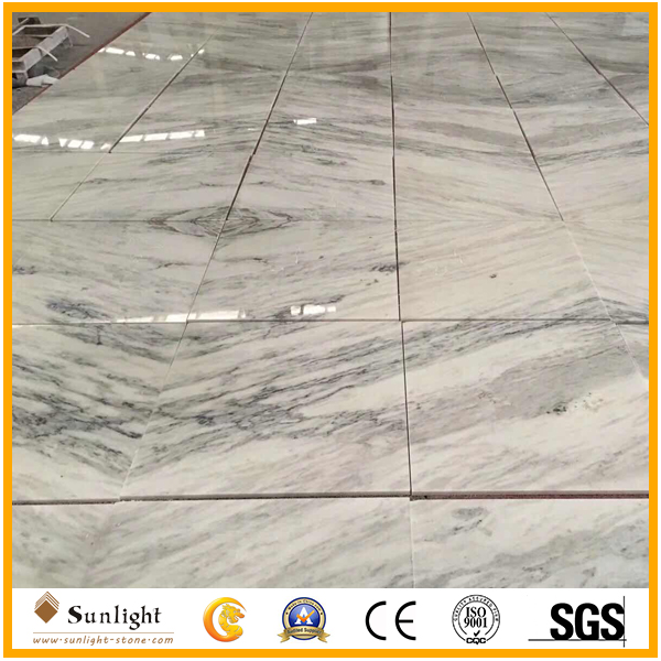 China Kola white marble flooring tile