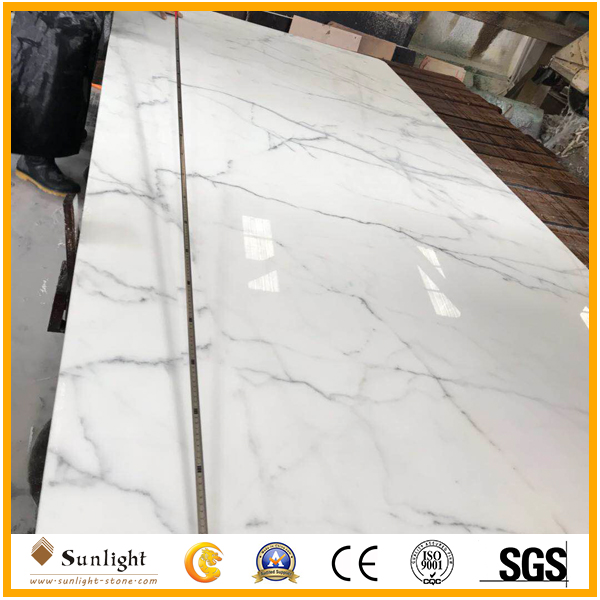 Italy white Statuario marble slabs